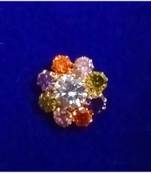 Multicolor nose-ring