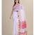 White &RED Cotton Silk Hand Woven  Jamdani Handloom  Saree