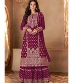 Rani Pink Georgette Pakistani Salwar Kameez