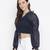 Jolly blue vibrant tie-knot women top