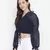 Jolly blue vibrant tie-knot women top