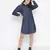 Evergreen cotton denim women button-down women dress