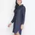 Evergreen cotton denim women button-down women dress
