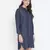 Evergreen cotton denim women button-down women dress