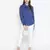 Sprinkle blue printed stylish tie-knot women top