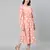 Eronic cute peachy polka print belted women dress