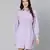 Eye catchy purple button- down women dress