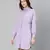 Eye catchy purple button- down women dress