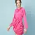 Erotic pink elasticated stunning women dress