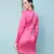 Erotic pink elasticated stunning women dress