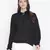 Bonzzer solid black tie-knot women top