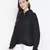 Bonzzer solid black tie-knot women top