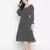 Squash Black with lining party wear women dress