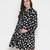 Father print blackicious stunning Maternity dress