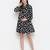 Father print blackicious stunning Maternity dress