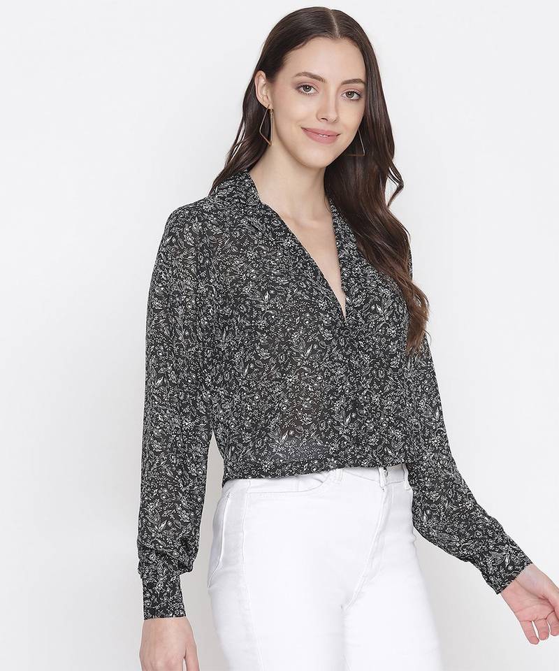 Carnival black party hop chic women top