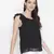 Jewel Black lurux print glitz women top