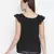 Jewel Black lurux print glitz women top