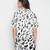 Impressive white animal print classic maternity Top