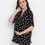 Yellowcious polka print casual maternity Top