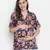 Rich of florals majestic maternity Top