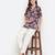 Rich of florals majestic maternity Top