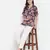 Rich of florals majestic maternity Top