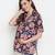Rich of florals majestic maternity Top
