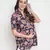 Rich of florals majestic maternity Top