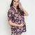 Rich of florals majestic maternity Top