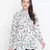 Grandnuer white  tie-knot floral print maternity tunic