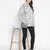 Grandnuer white  tie-knot floral print maternity tunic