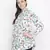 Grandnuer white  tie-knot floral print maternity tunic