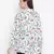 Grandnuer white  tie-knot floral print maternity tunic