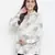 Black floral print  tie -knot maternity tunic