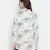 Black floral print  tie -knot maternity tunic