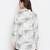 Black floral print  tie -knot maternity tunic