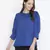 Laqa blue smocking classic women top