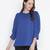 Laqa blue smocking classic women top