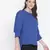 Laqa blue smocking classic women top