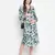 Camp of colors floral print easy maternity smocking dress