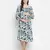Camp of colors floral print easy maternity smocking dress