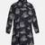 Abuzz Navy boat print smocking  modern girl dress