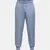 Clipper solid blue tie-knot girl pant