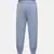 Clipper solid blue tie-knot girl pant