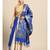 Silk Blend Blue Banarasi Work  dupatta