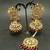 Maroon earrings