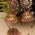 Pink Copper Gold Plated Kundan Handmade Light Weight Jhumki Maangtika Set