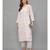Ethnava Peach Modal Cotton Lucknowi Chikankari Women's Kurta
