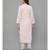 Ethnava Peach Modal Cotton Lucknowi Chikankari Women's Kurta